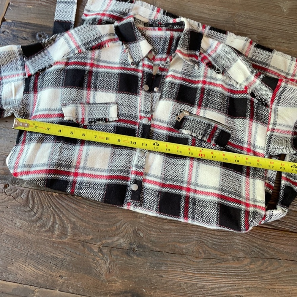 Zara Plaid mini/tunic NWOT - Picture 12 of 13